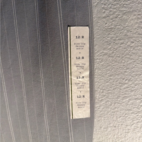 Gray Pinstripe Pants A New Day Women’s Size 12 - Picture 3 of 7